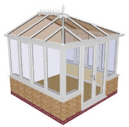 Dwarf wall DIY Edwardian Conservatory 12