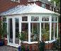 White PVCu Victorian conservatory