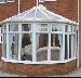 White PVCu Victorian conservatory