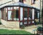 Hardwood P shape conservatory